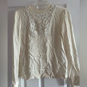 Cream floral top from alc